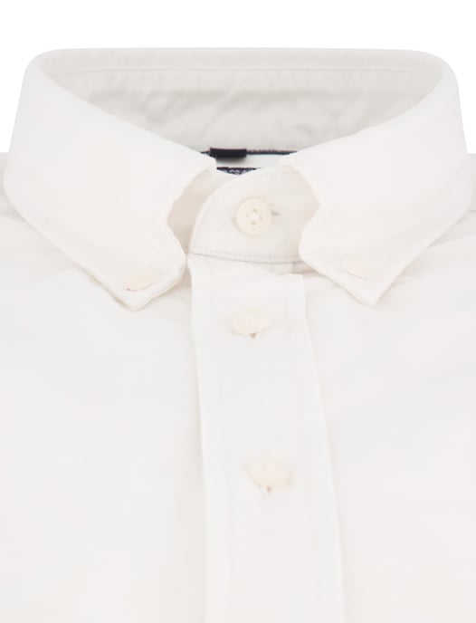 katoenen overhemd Tommy Hilfiger effen wit button-down - Image 3