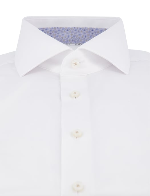 Eterna Modern Fit overhemd effen wit wide collar - Image 3