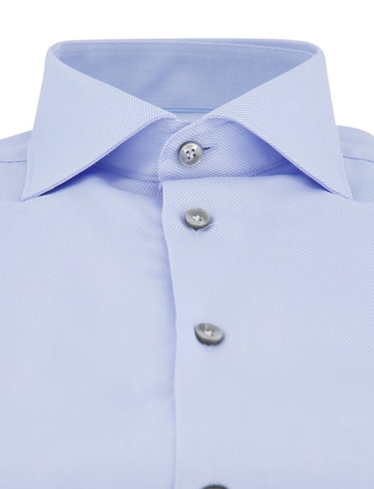 John Miller overhemd tailored fit blauw lange mouw - Image 3