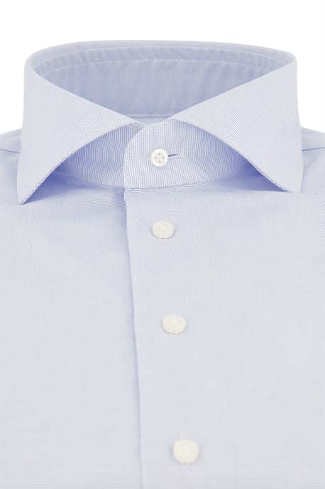 Michaelis business overhemd Slim Fit lichtblauw geprint strijkvrij - Image 4