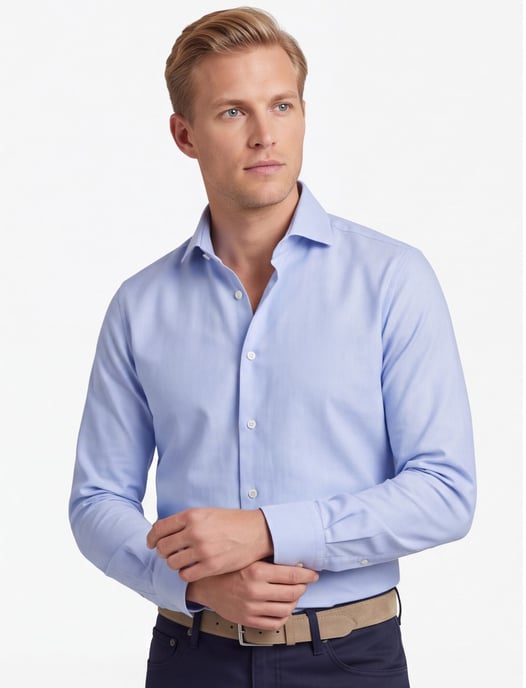 John Miller overhemd lichtblauw normale fit - Image 1