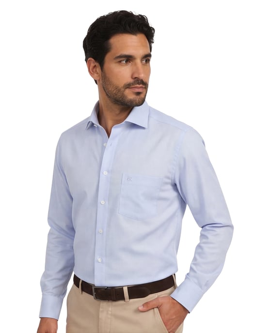 Comfort Fit Casa Moda overhemd lichtblauw - Image 1