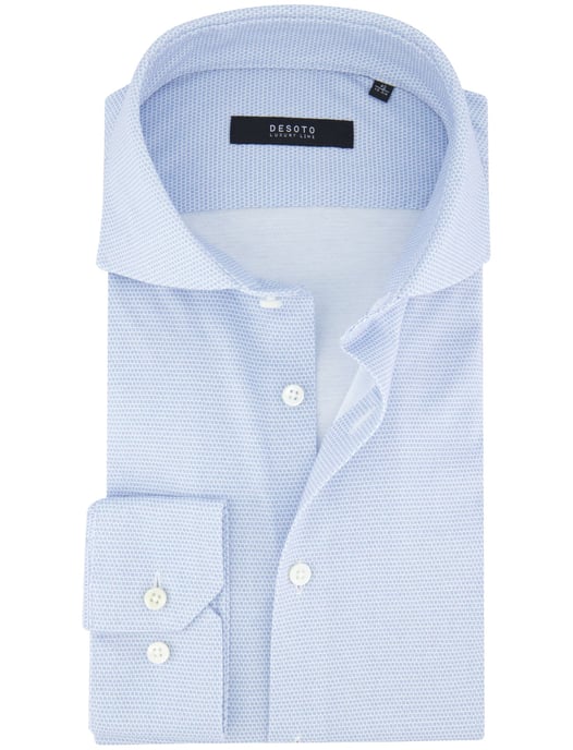Desoto blauw geprint overhemd Luxury Line Hai - Image 1