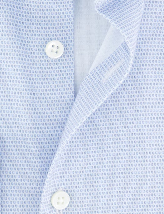 Desoto blauw geprint overhemd Luxury Line Hai - Image 4