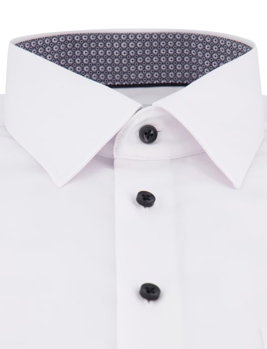 Eterna overhemd wit comfort fit effen lange mouw - Image 3