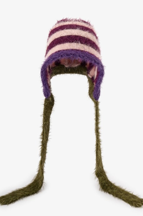 Mira Striped Beanie - Image 2
