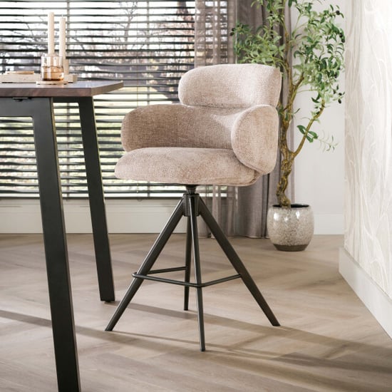 Hoyz barstoel nero - 60x60x98 cm set van 2 - Image 1