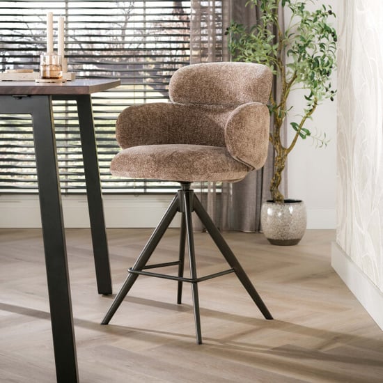 Hoyz barstoel nero - 60x60x98 cm set van 2 - Image 1