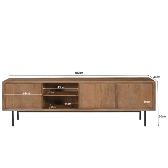 Livingfurn tv-meubel ravenstein 50x180x40cm - Image 6