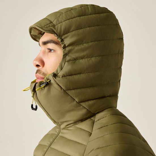 Dare 2B Mens Air Lite Baffled Padded Jacket (Martini Olive) - Image 5