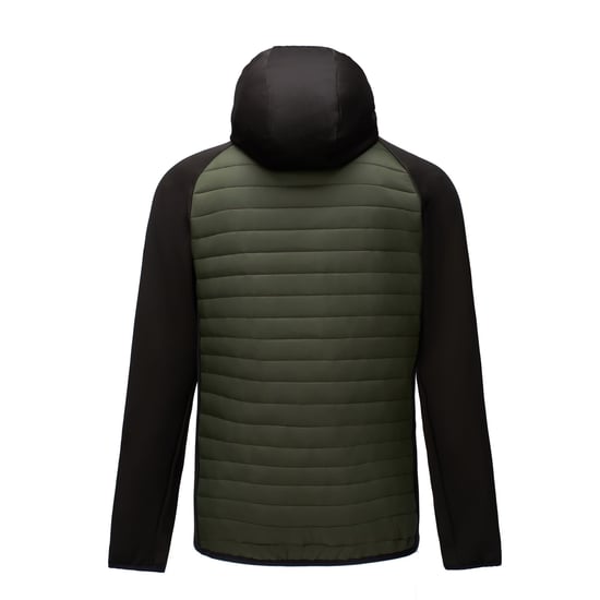 Regatta Mens Andreson Hybrid Jacket (Dark Khaki/Black) - Image 3