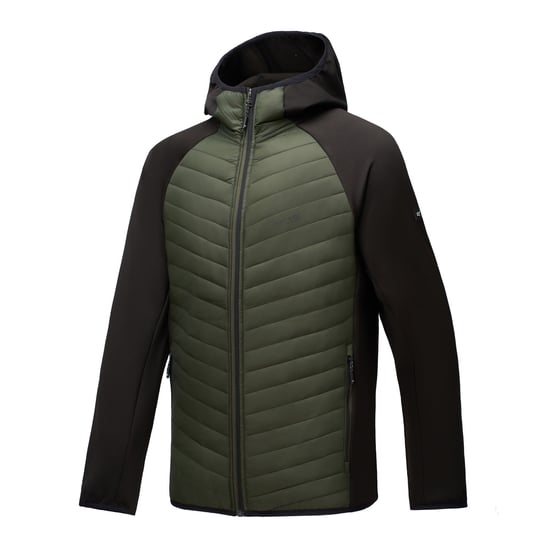 Regatta Mens Andreson Hybrid Jacket (Dark Khaki/Black) - Image 4