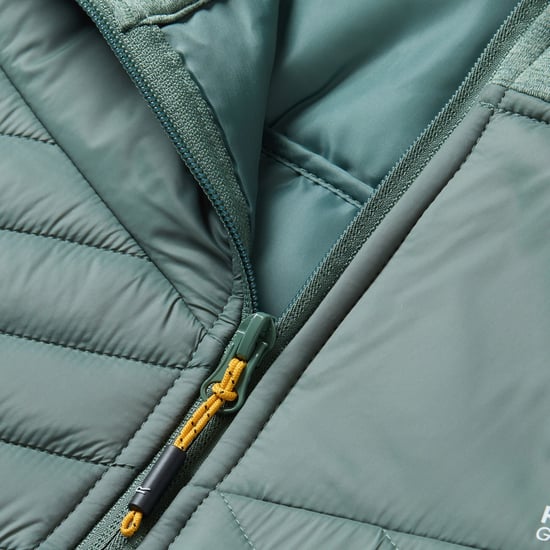 Regatta Mens Andreson Marl Hybrid Jacket (Dark Forest Green) - Image 5
