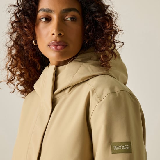 Regatta Womens/Ladies Ramona Waterproof Jacket (Barleycorn) - Image 5