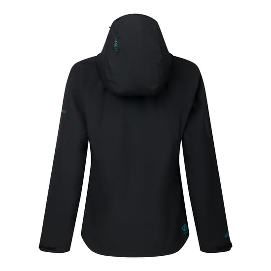 Dare 2B Womens/Ladies Torrek III Logo Jacket (Black/Teal) - Image 3