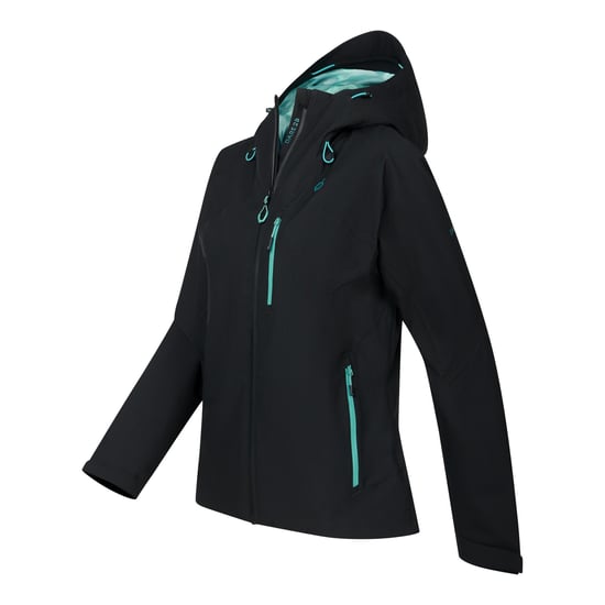 Dare 2B Womens/Ladies Torrek III Logo Jacket (Black/Teal) - Image 4