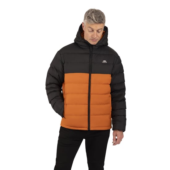 Trespass Mens Oskar Padded Jacket (Spice Orange) - Image 4