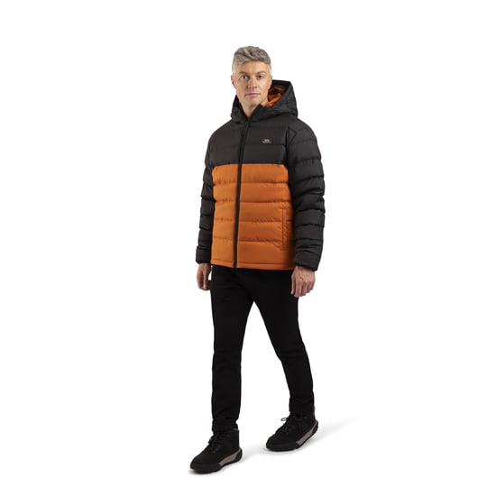 Trespass Mens Oskar Padded Jacket (Spice Orange) - Image 5