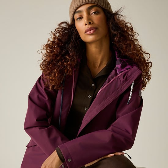 Regatta Womens/Ladies Bayletta Grid Distress Waterproof Jacket (Fig) - Image 4