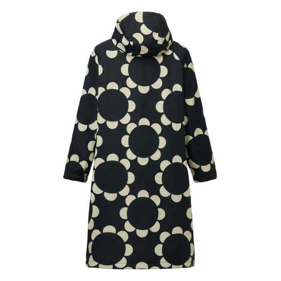 Regatta Womens/Ladies Orla Kiely Daisy Hoop Changing Robe (Black) - Image 2