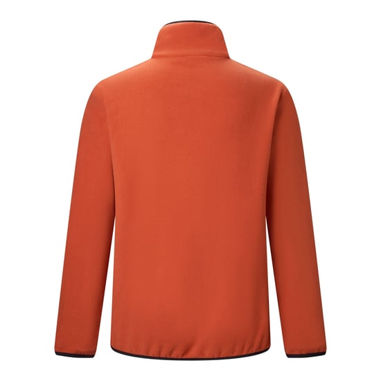 Regatta Mens Frankie Half Zip Fleece Top (Rooibos Tea/Black) - Image 3
