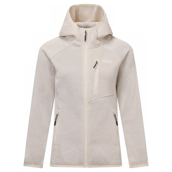 Regatta Womens/Ladies Newhill Hooded Fleece Jacket (Light Vanilla) - Image 1
