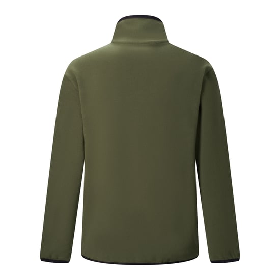 Regatta Heren Frankie Full Zip Fleecejack (Donkere kaki/zwart) - Image 2