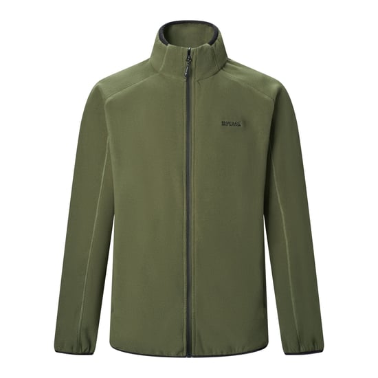 Regatta Mens Hadfield Full Zip Fleece Jacket (Dark Khaki) - Image 2