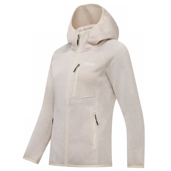 Regatta Womens/Ladies Newhill Hooded Fleece Jacket (Light Vanilla) - Image 3