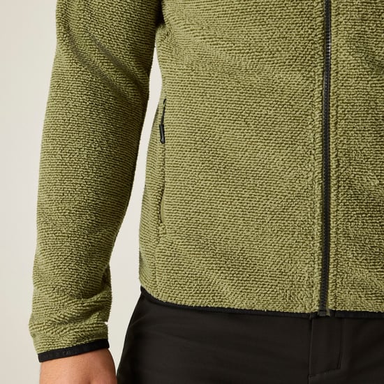 Regatta Mens Switch Out Fleece Jacket (Martini Olive) - Image 4