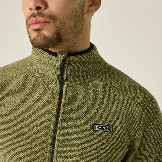 Regatta Mens Switch Out Fleece Jacket (Martini Olive) - Image 5