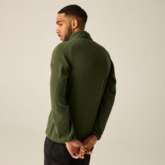 Regatta Mens Hadfield Full Zip Fleece Jacket (Dark Khaki) - Image 6