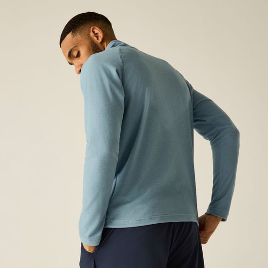 Regatta Great Outdoors Mens Montes Funnel Neck Fleece Jumper (Dusky Blue) - Image 6