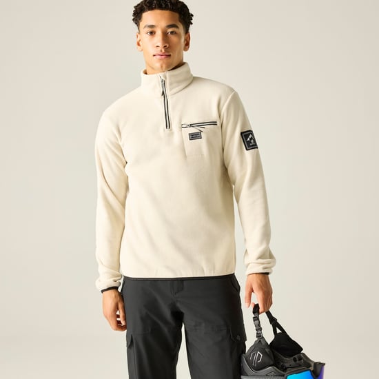 Dare 2B Heren Affinity Mountain Fleece Top (Amandelmelk) - Image 4