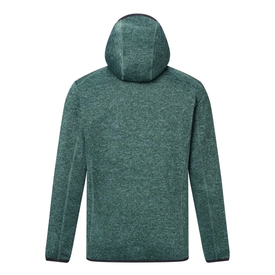 Regatta Mens Newhill Marl Full Zip Fleece Jacket (Dark Forest Green) - Image 3