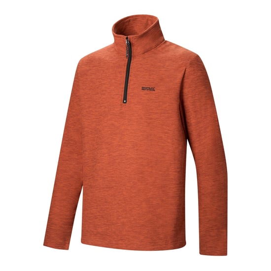 Regatta Heren Thompson Marl Half Zip Fleecejack (Verbrande Henna) - Image 3