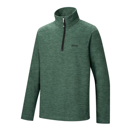 Regatta Heren Thompson Marl Half Zip Fleecejack (Donker bosgroen) - Image 4