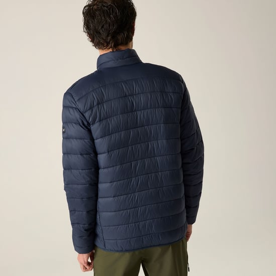 Regatta Mens Marizion Padded Jacket (Navy/Dusky Blue) - Image 4