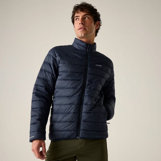 Regatta Mens Marizion Padded Jacket (Navy/Dusky Blue) - Image 5