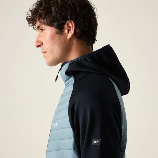 Regatta Mens Andreson Hybrid Jacket (Dark Blue/Navy) - Image 4