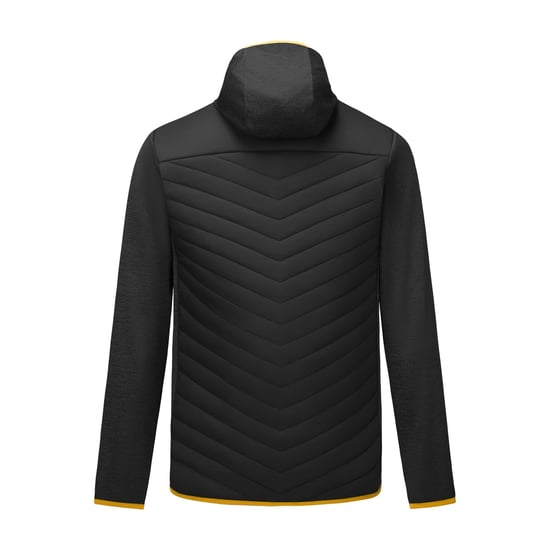 Regatta Mens Andreson Marl Hybrid Jacket (Black/Wood Brown) - Image 3