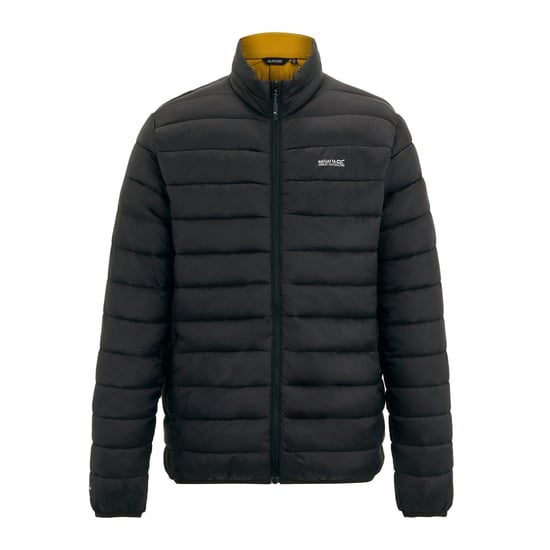 Regatta Mens Marizion Padded Jacket (Black/Wood Brown) - Image 1