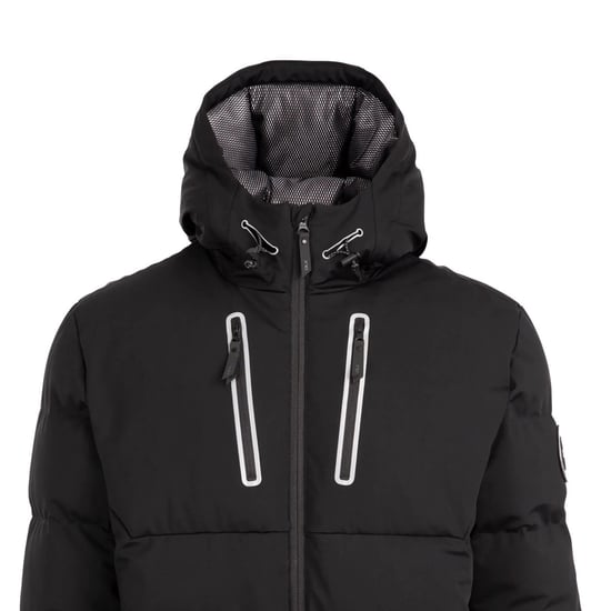 Trespass Mens Thompson DLX Down Jacket (Black) - Image 3