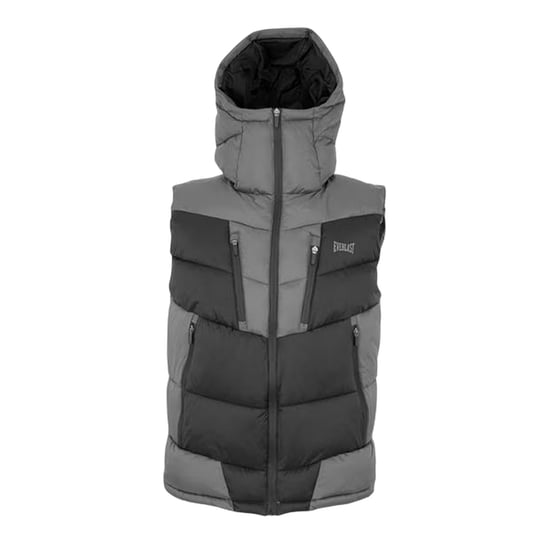 Everlast Heren-vest met kleurblokken in tech-stijl (Zwart/Grijs) - Image 2