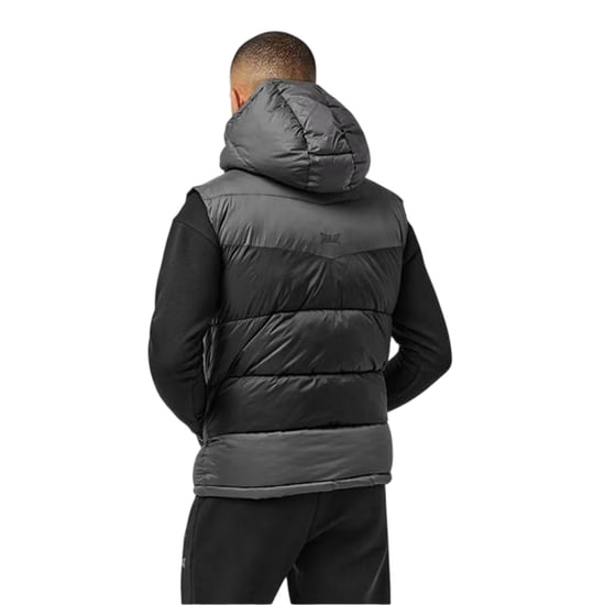 Everlast Heren-vest met kleurblokken in tech-stijl (Zwart/Grijs) - Image 4