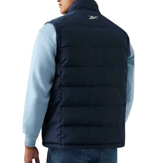 Reebok Mens Reversible Gilet (Batik Blue) - Image 2