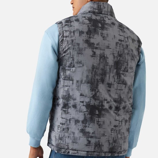 Reebok Mens Reversible Gilet (Batik Blue) - Image 4