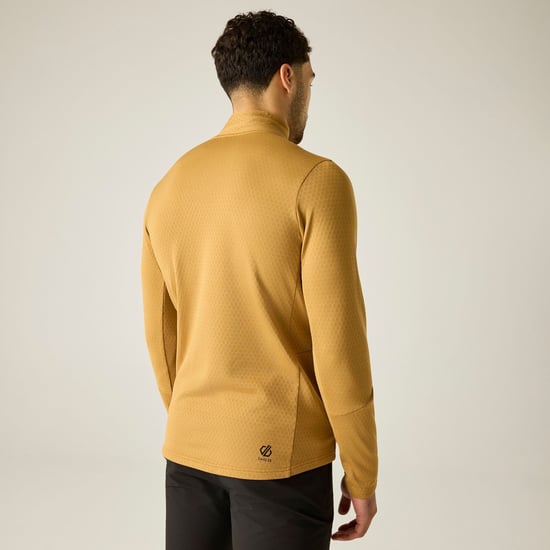 Dare 2B Mens Venture Stretch Midlayer (Wood Brown) - Image 4