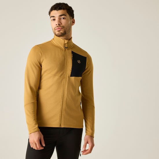 Dare 2B Mens Venture Stretch Midlayer (Wood Brown) - Image 5