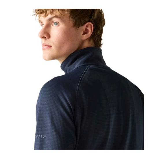 Dare 2B Fuse Up stretch-tussenlaag voor heren met doorlopende ritssluiting (Marine) - Image 6